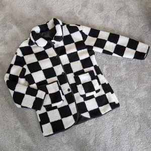 Black and White Checkered Jacket
